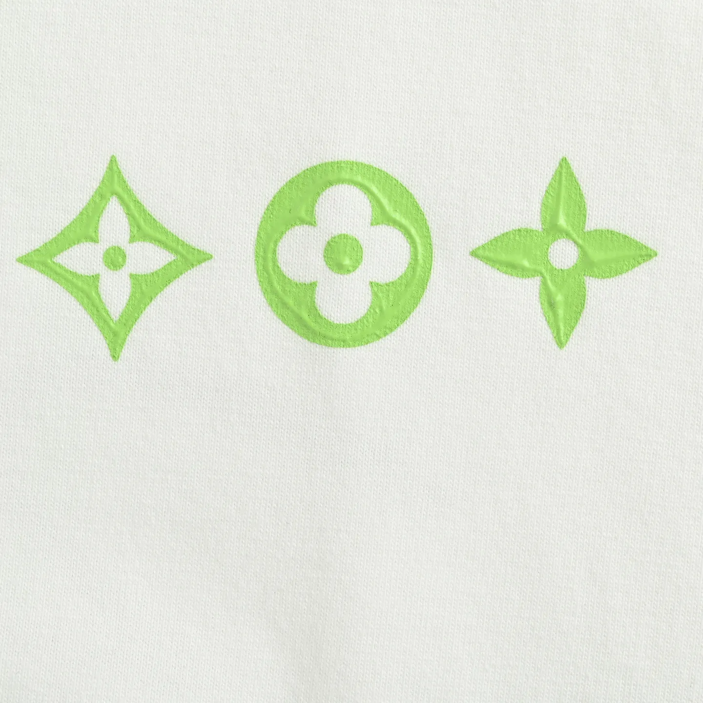 Louis Vuitton/Louis Vuitton 25ss four-leaf clover letter printed short sleeves on the back